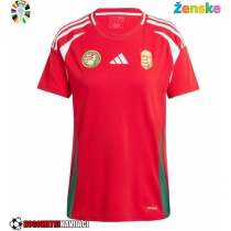 Ženske Nogometnih dresov Madžarska Domači EP 2024 Kratki rokavi